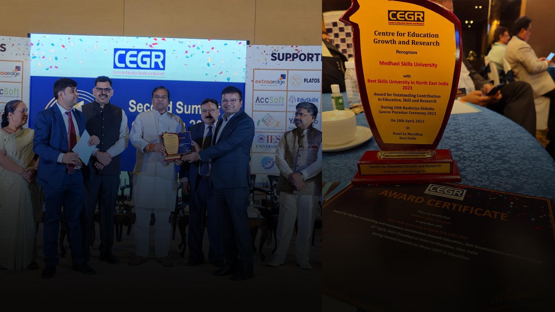 Awarded by CEGR